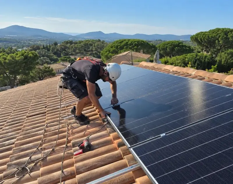 Installateur panneaux solaires Le Fraysse — pose photovoltaïque sur toiture