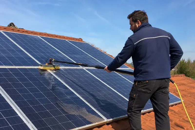 Nettoyage et entretien de panneaux solaires au Fraysse